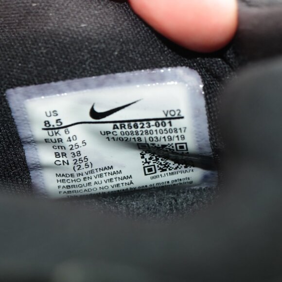 Nike Womens Metcon Flyknit Running Shoes Size 8.5 Black Trainer Crossfit Sneaker - Picture 9 of 13